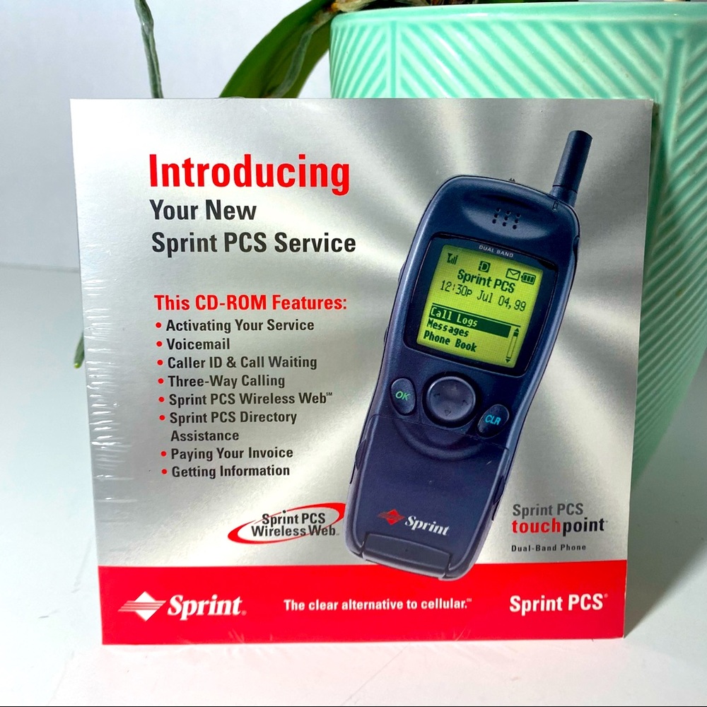 Sprint PCS Touchpoint cell phone Users manual/CD